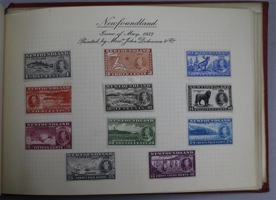 A 1937 album of coronation stamps and First Day Covers